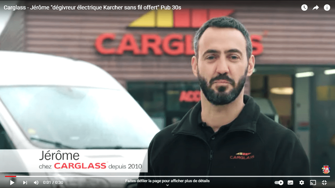 Jérôme, ambassadeur pub pour CARGLASS® | CARGLASS le Blog