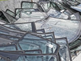 Recyclage du verre des pare-brise